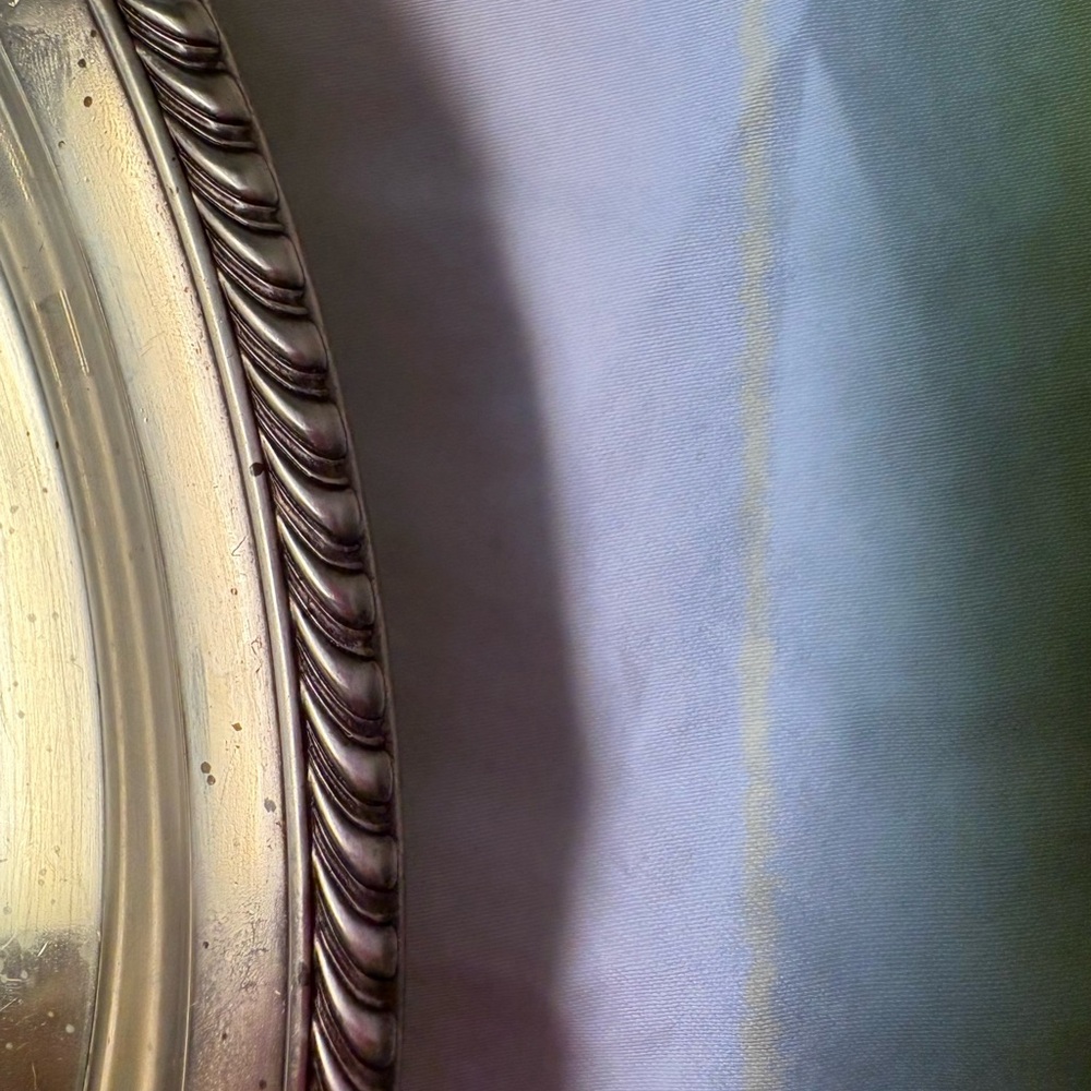 Gorham sterling Silver Round Serving Tray 12” - Picture 5 of 6